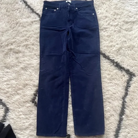 J.Crew Vintage Straight Corduroy Pants – Navy – 27P – Excellent Condition - Picture 2 of 5